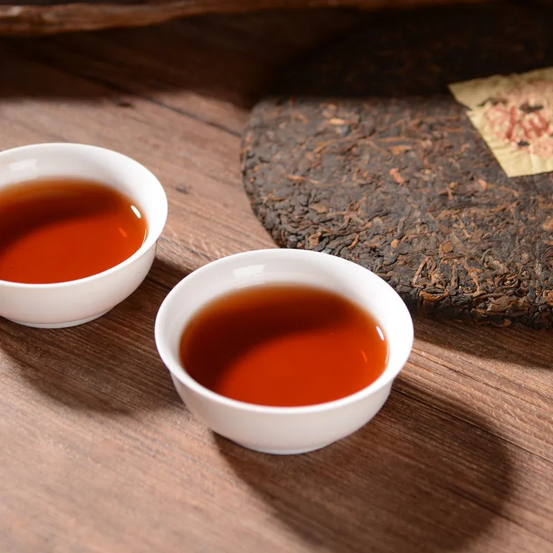 sale Direct Pu'er Tea Menghai gold tea cake tribute 357g Pu'er Tearipe pu er oldest puer honey sweet