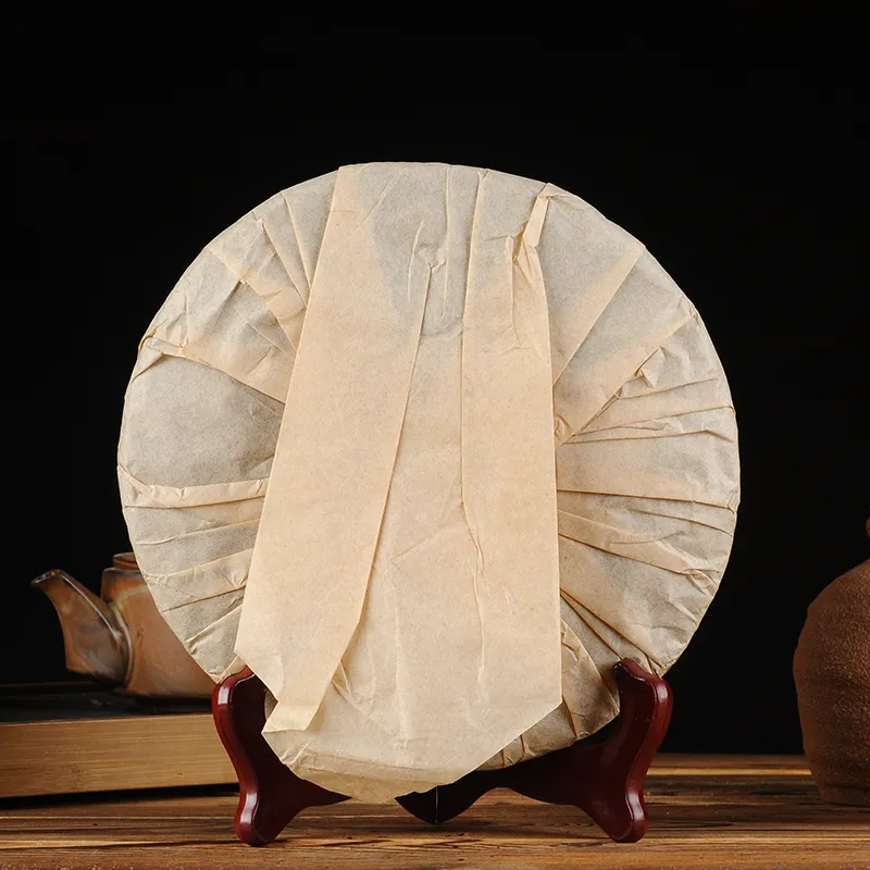 15 Years Aged Zhong Cha Green Seal Chinese Pu er Tea Yunnan Cooked Puer Ripe 357g