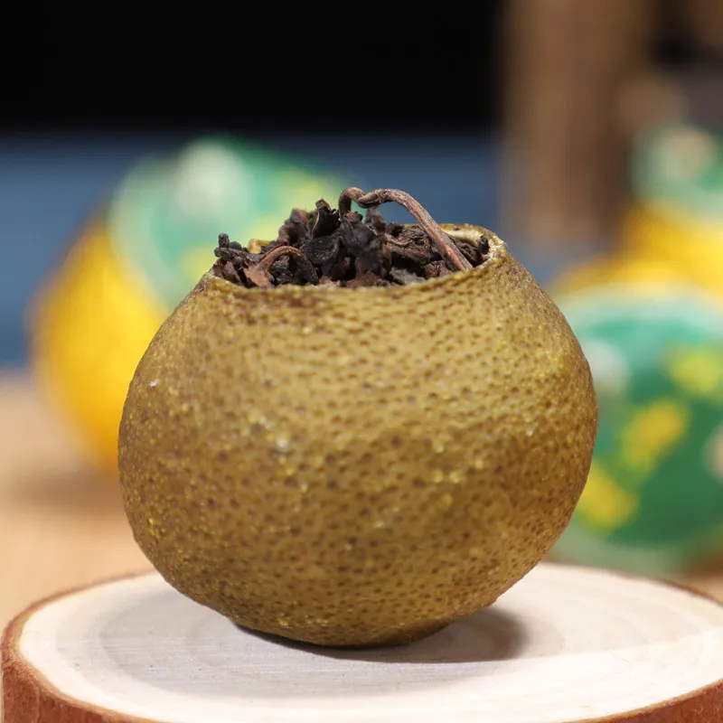 Natural Plant Tea Bag Tangerine Peel Pu'er Tea Bag DIY Chinese Qinggan Pu'er Tea about 250g Canned