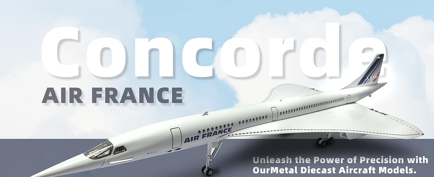 concorde model airplane;concorde plane model ;concorde 1/125 model;concorde metal model kits