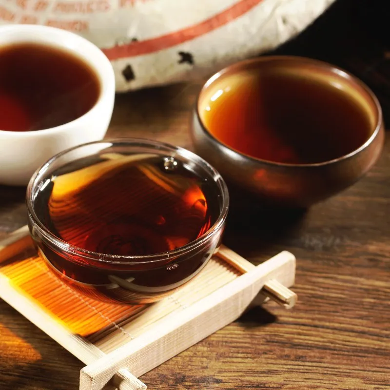 Made in1978 ripe pu er tea,357g oldest puer tea,ansestor antique,honey sweet,,dull-red Puerh tea,ancient tree 