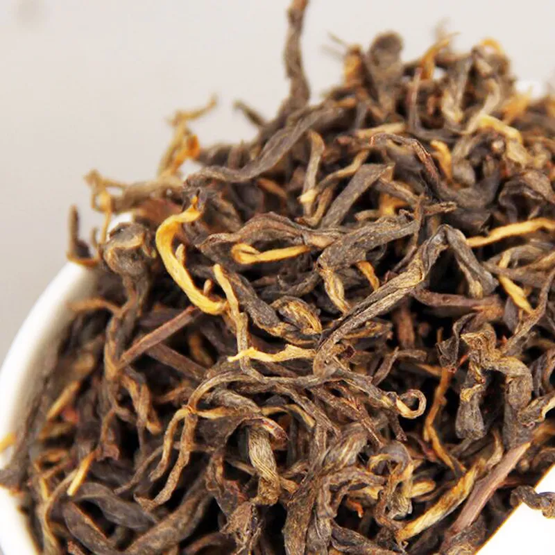 Wholesale 250g Chinese Yunnan Classic Dianhong Tea One Bud One Leaf Pine Needles Hand-made Black Tea High Quality Tea 