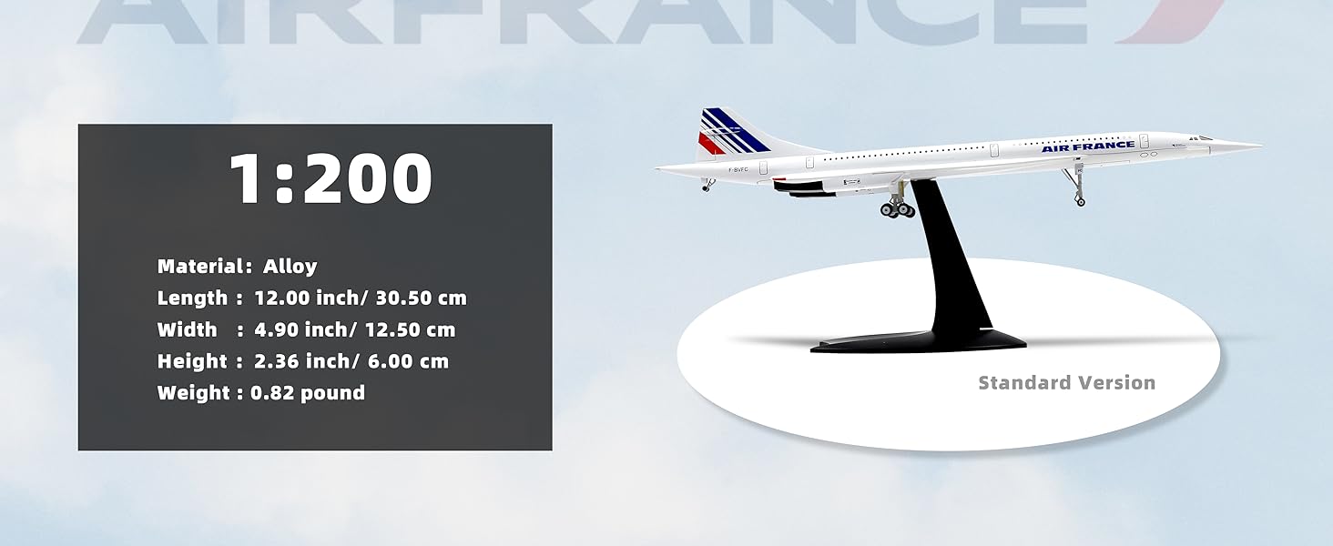 concorde model airplane;concorde plane model ;concorde 1/125 model;concorde metal model kits