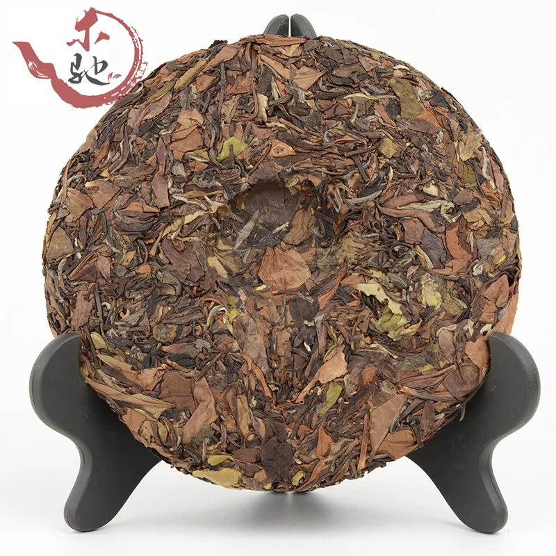 300g Chinese Fujian Fuding White Shoumei Lao Bai Cha Wild Old White Tea Cake Natural Health Care