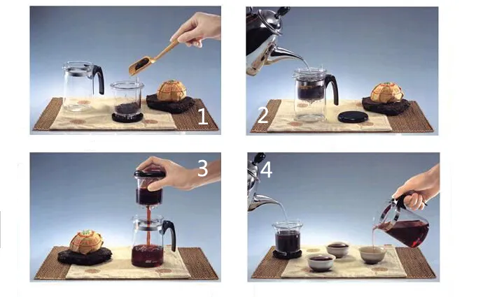 [mcgretea]Yunnan Qingyuan tea trees tea Heicha overflow black Pu'er Tea Menghai origin direct supply of primary sources 357g puer