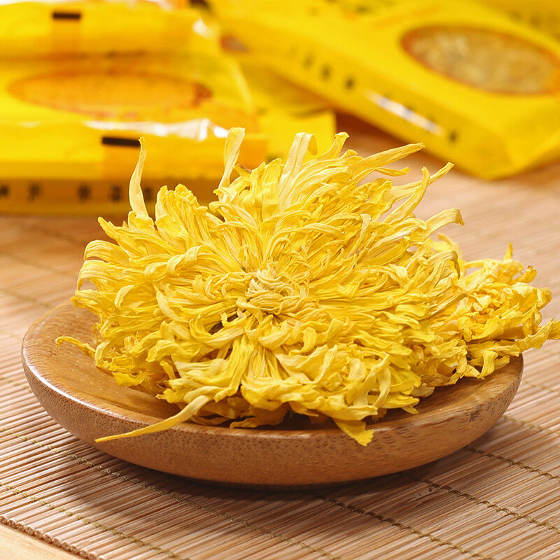 (About 420 flowers) Dried Golden Queen Chrysanthemum (1 flower, 1 cup)- Buy Our Tea