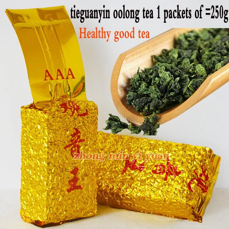 Top grade 250g Chinese Anxi Tieguanyin tea,Oolong,Tie Guan Yin tea,Health Care tea,Vacuum Pack,Recommend