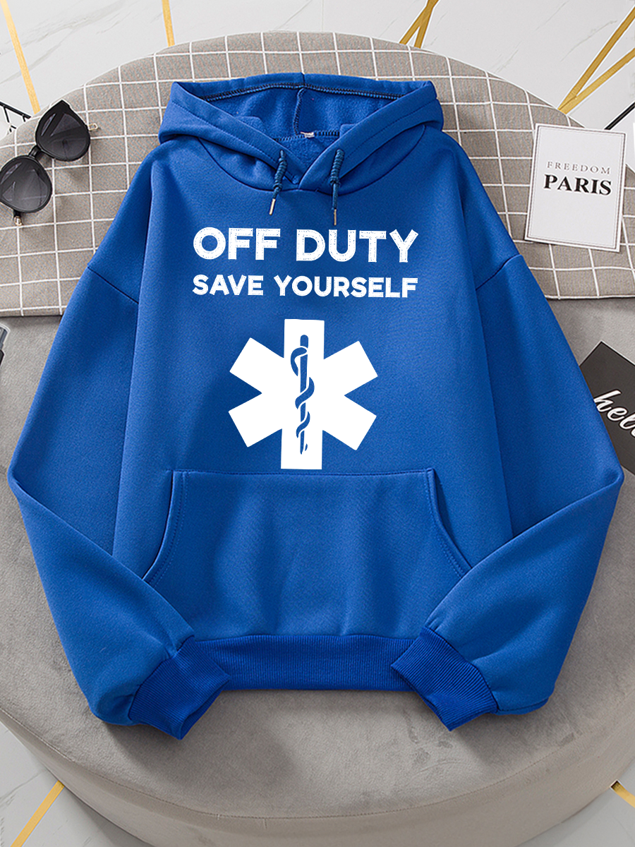 Off duty save hot sale yourself hoodie