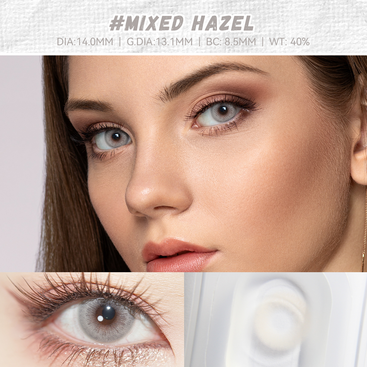 Mixed Hazel | 6 Months Wear