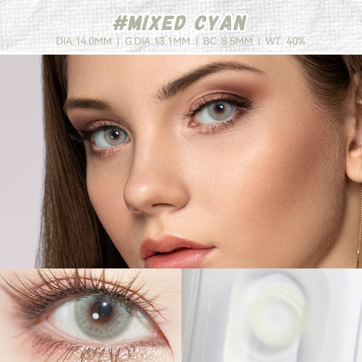 Mixed Cyan | 6 Months Wear