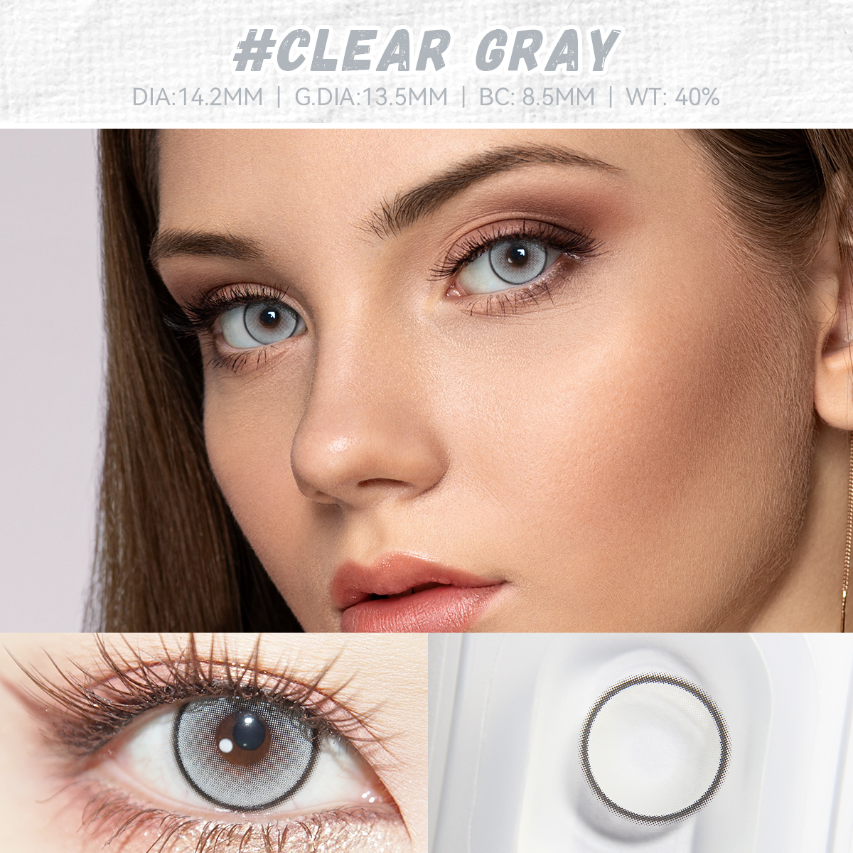 Clear Gray | 6 Months Wear