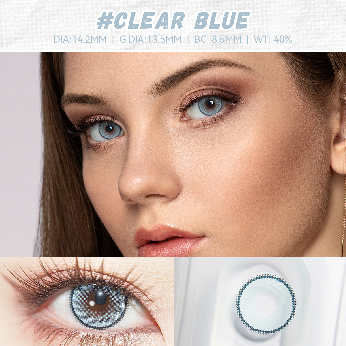 Clear Blue | 6 Months Wear