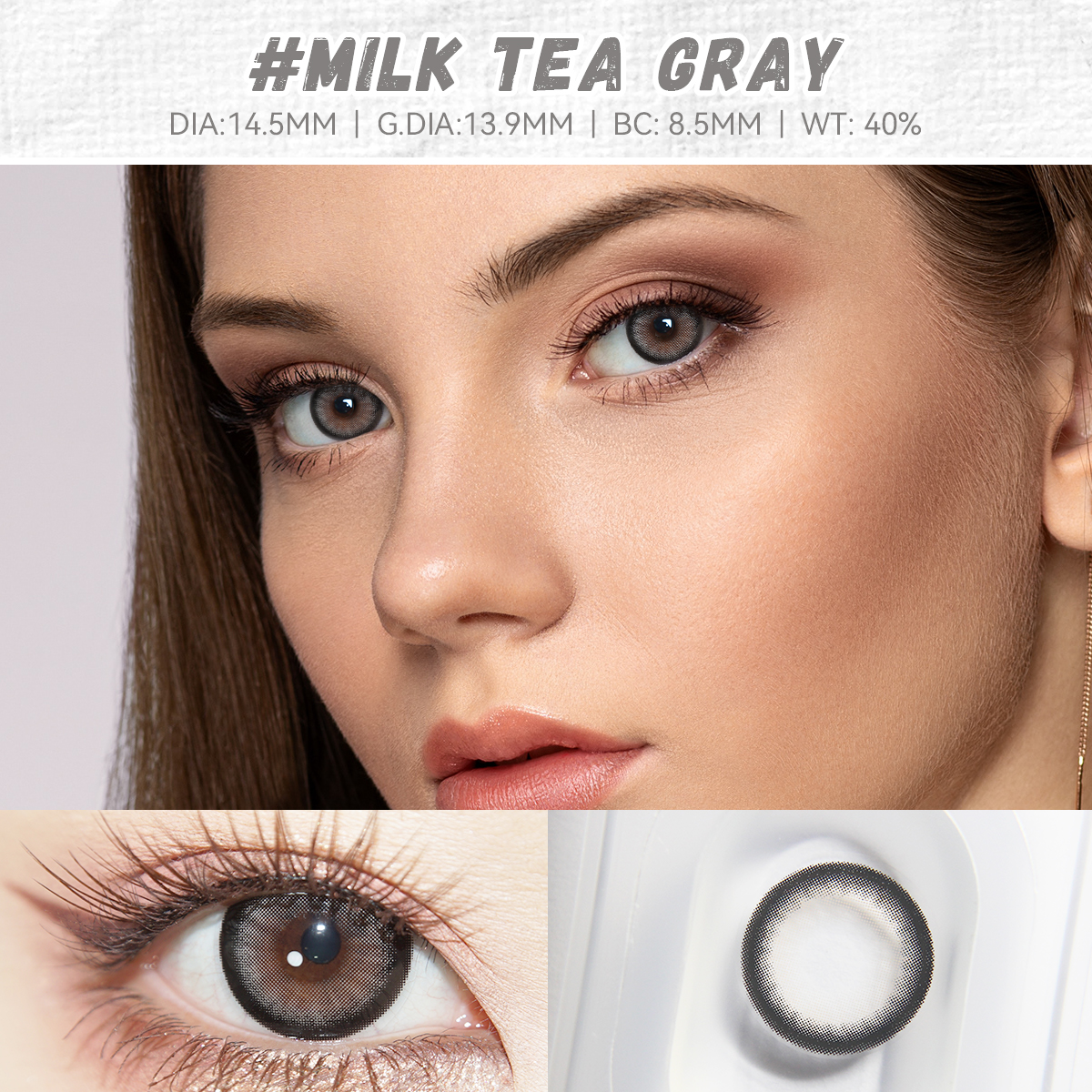 Milk Tea Gray | 6 Months Wear