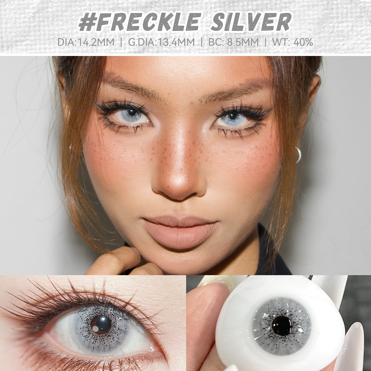Freckle Silver | 6 Months Wear