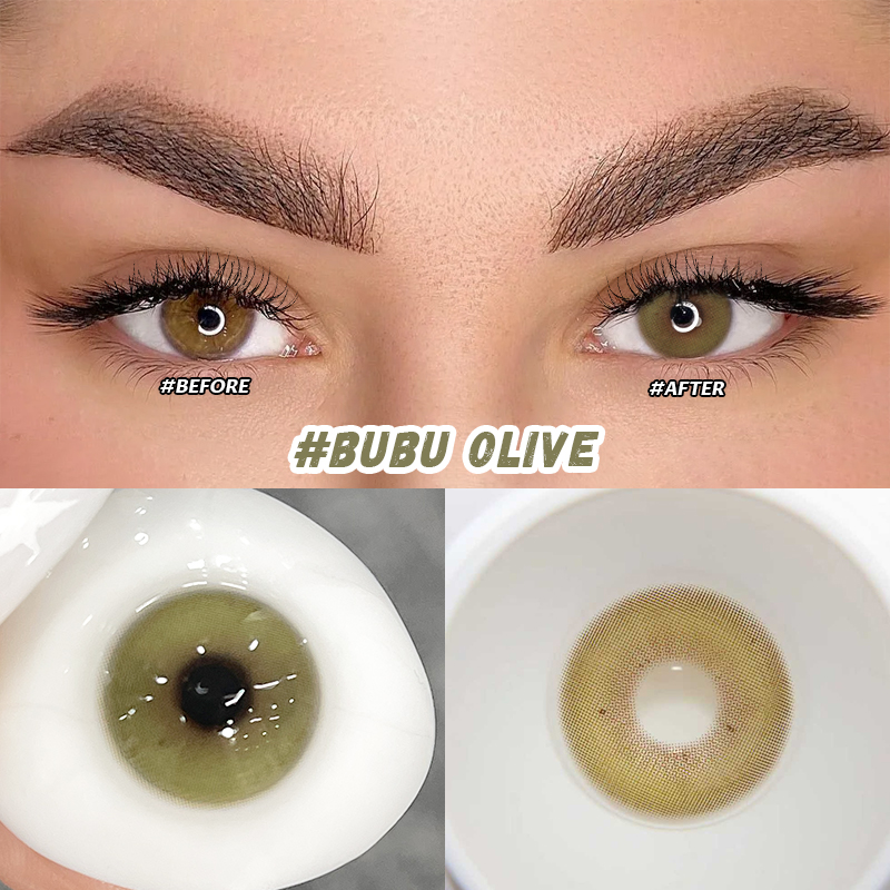 Bubu Olive 1-Day Lenses | 20 Pcs