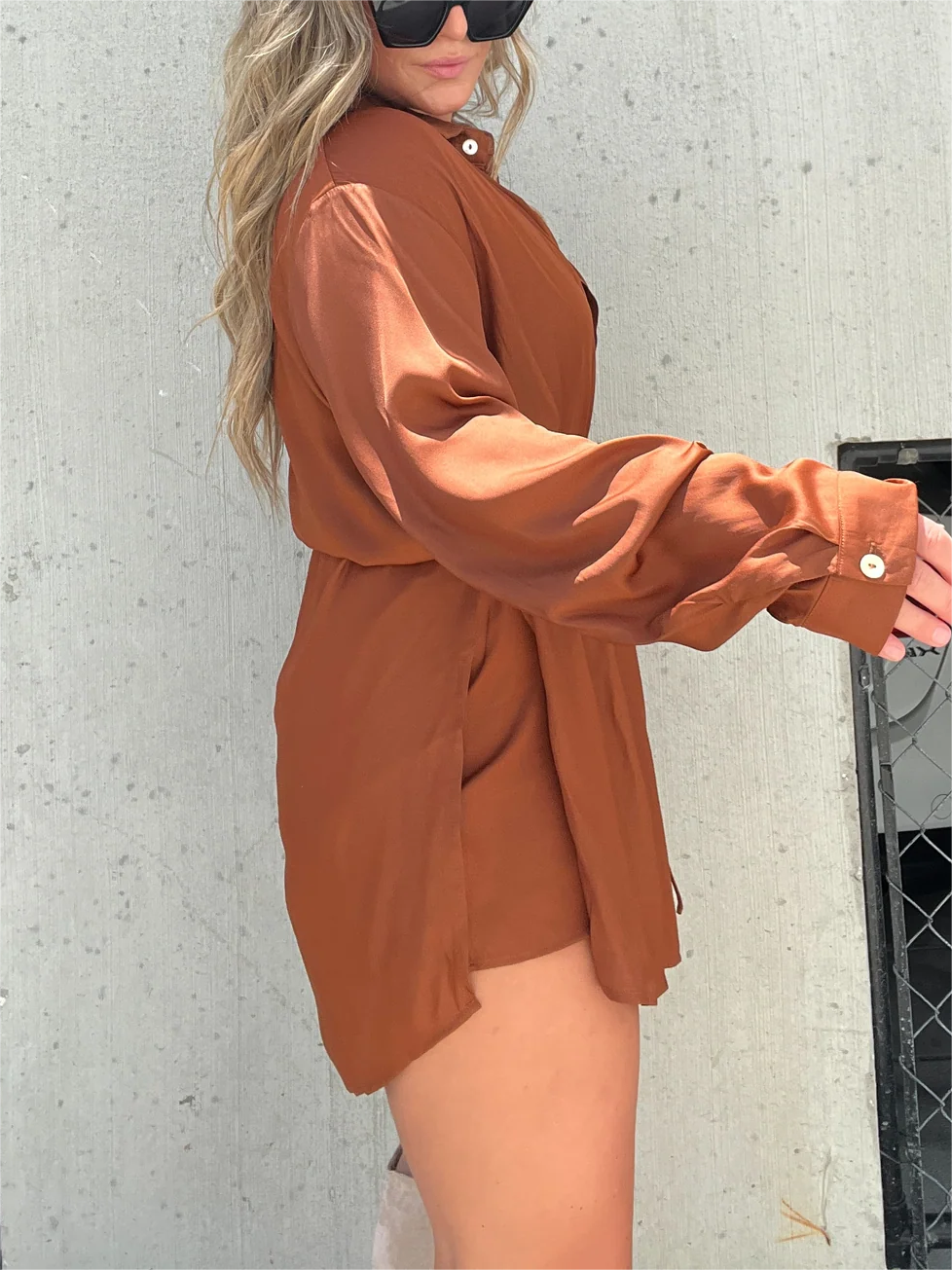 2026 New Satin Covered Nights Romper Dress Set (Buy 2 Free Shipping)