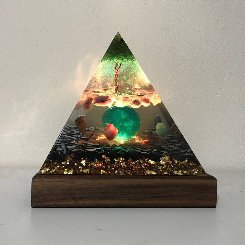 Epoxy resin on sale table lamp