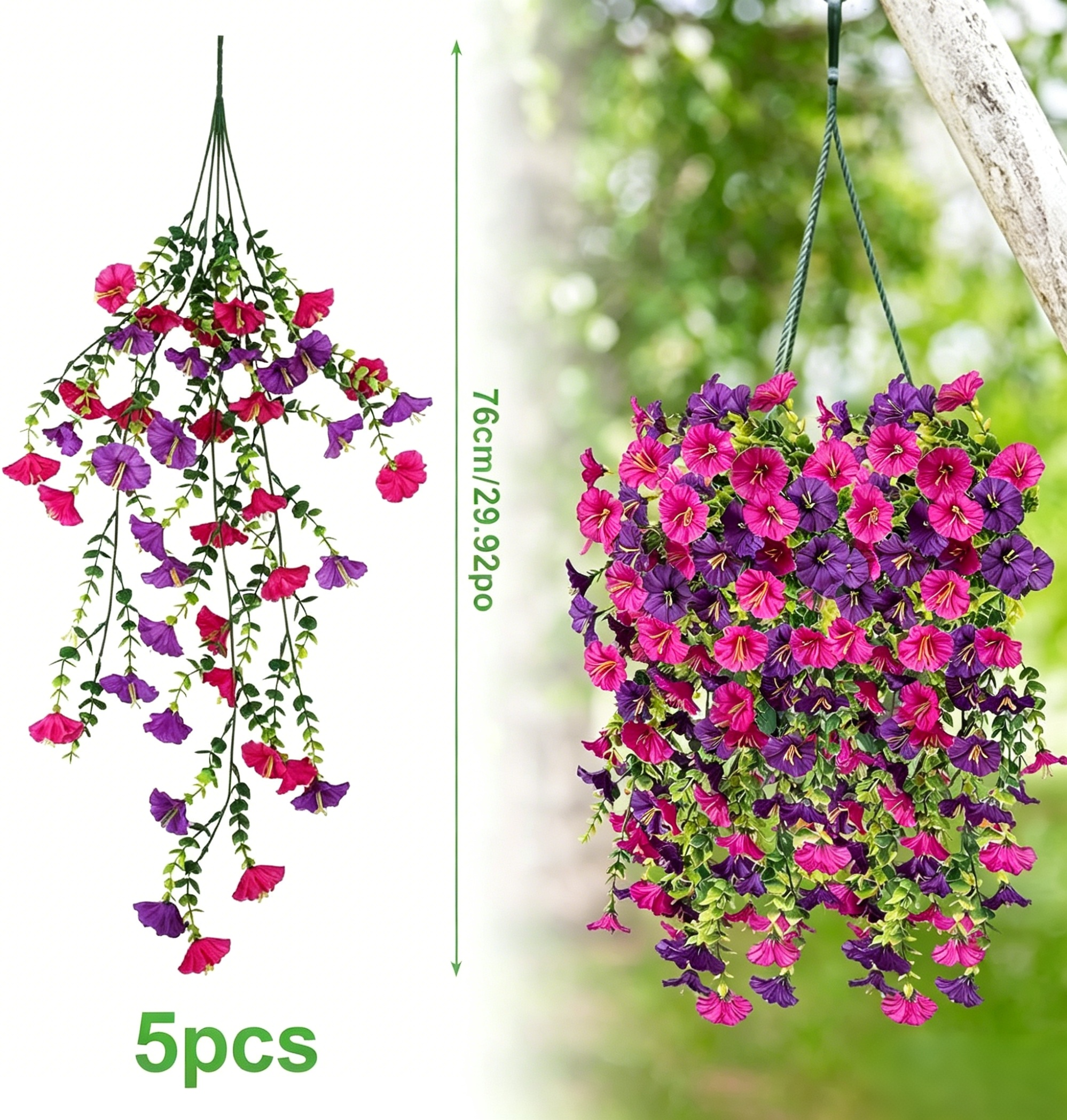 🔥Last Day 60% OFF🔥UV Resistant Artificial Petunias Flowers