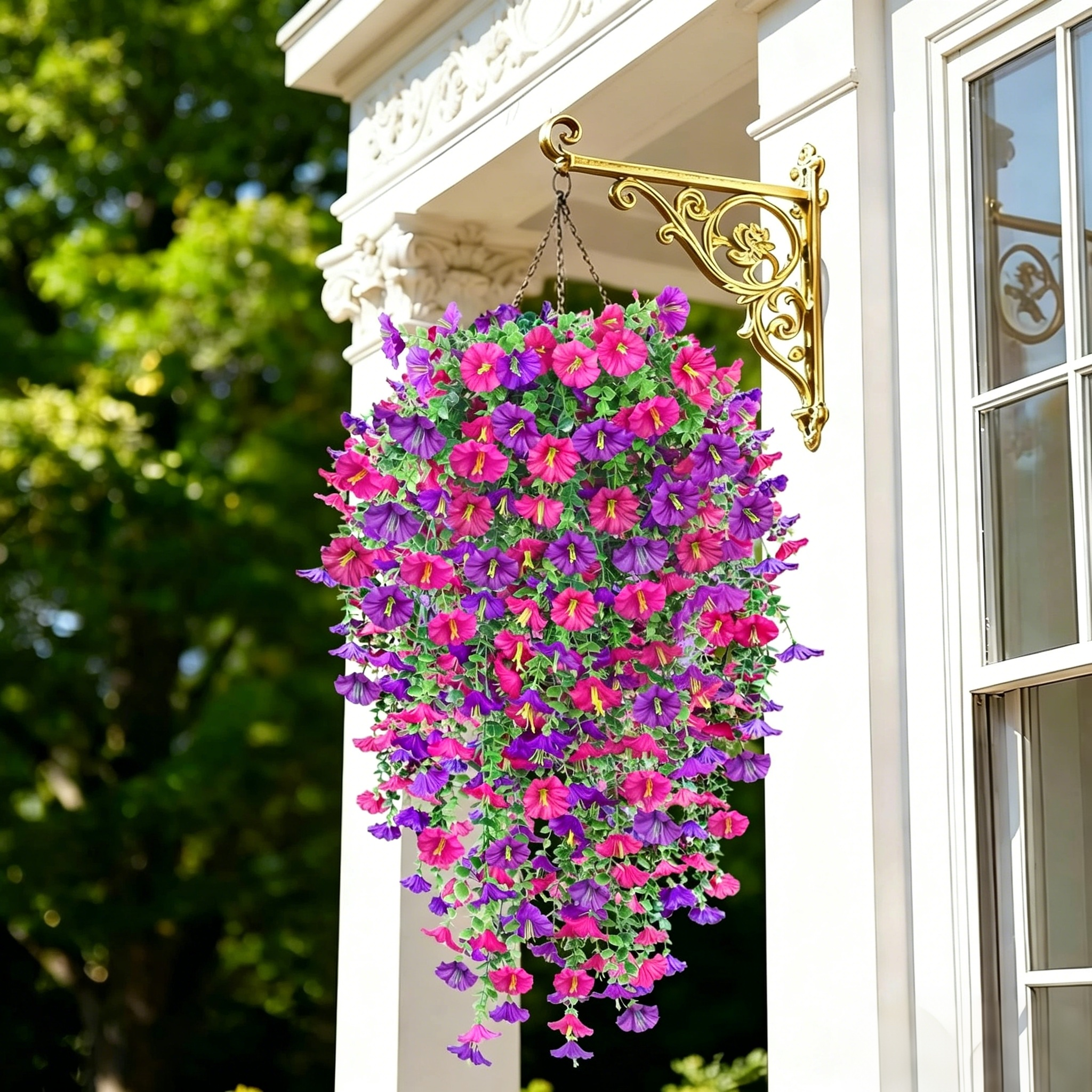 Fleurs artificielles réalistes résistantes aux UV – zéro entretien