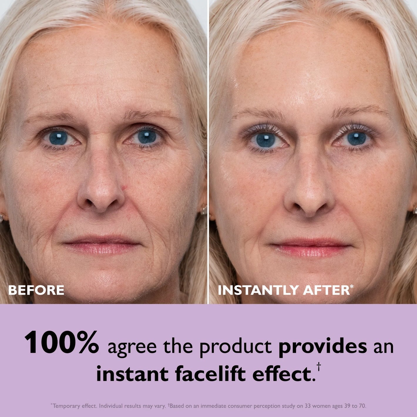 Instant Firming Temporary Face Tightener Easy-Wear Formula
