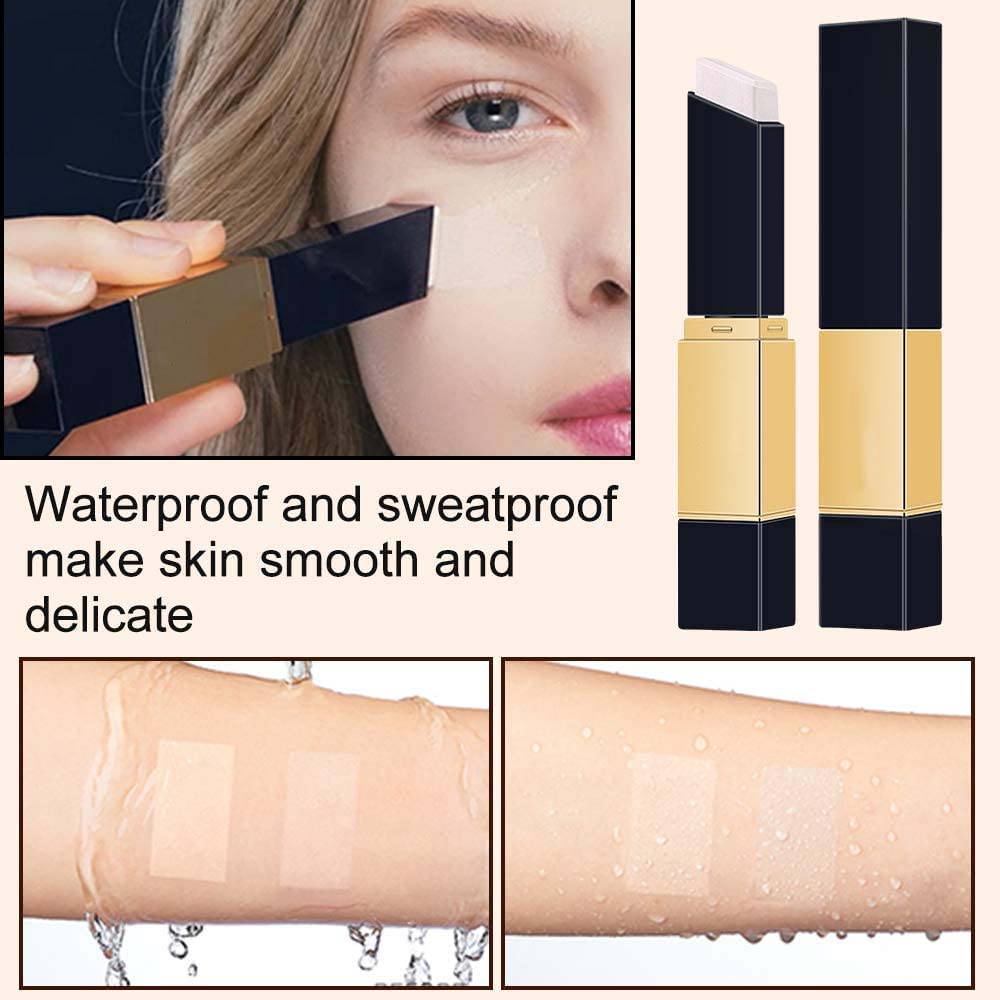 2 in 1 Colour Changing Foundation & Concealer Stick (Brush Included)