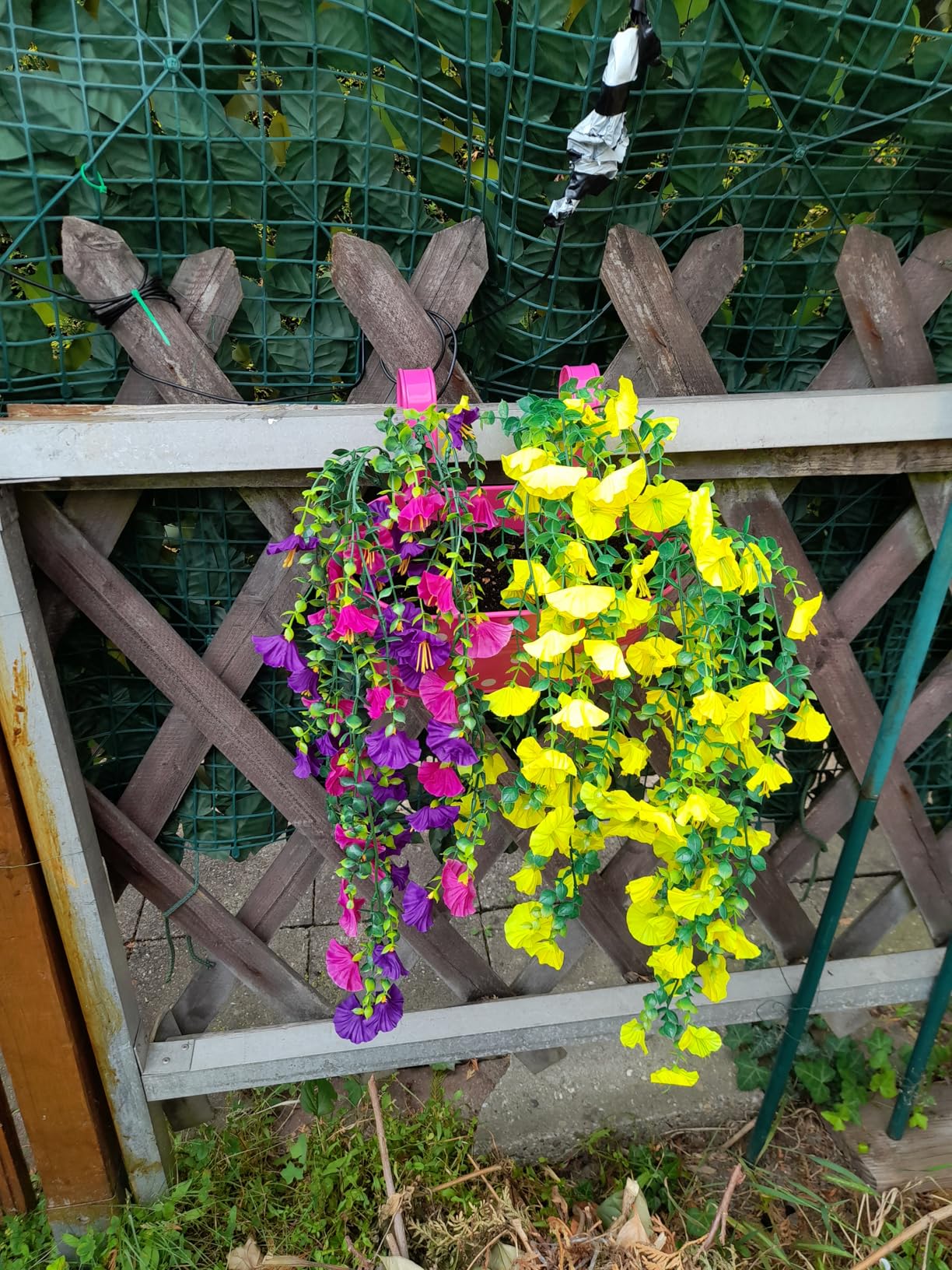 Kunsth&auml;ngeblumen/ gelb