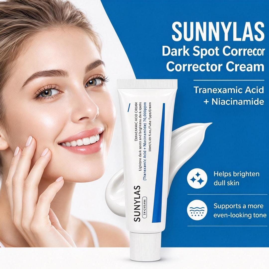 ✨ SUNNYLAS Dark Spot Corrector Cream – Tranexamic Acid + Niacinamide