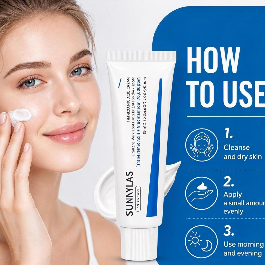 ✨ SUNNYLAS Dark Spot Corrector Cream – Tranexamic Acid + Niacinamide