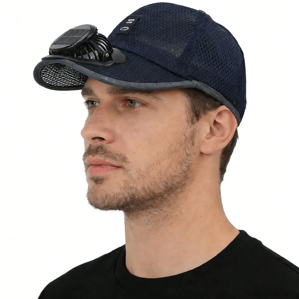 ☀️ HOT SALE 2026 Pro Outdoor Cooling Hat – Solar + USB Dual-Powered Fan Cap with UPF 50+ Sun Protection