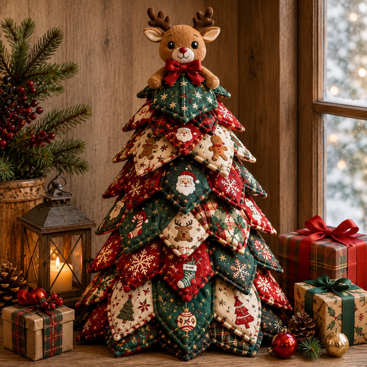 ✨✨Last Day 49% OFF✨DIY Quilted Christmas Tree Kit