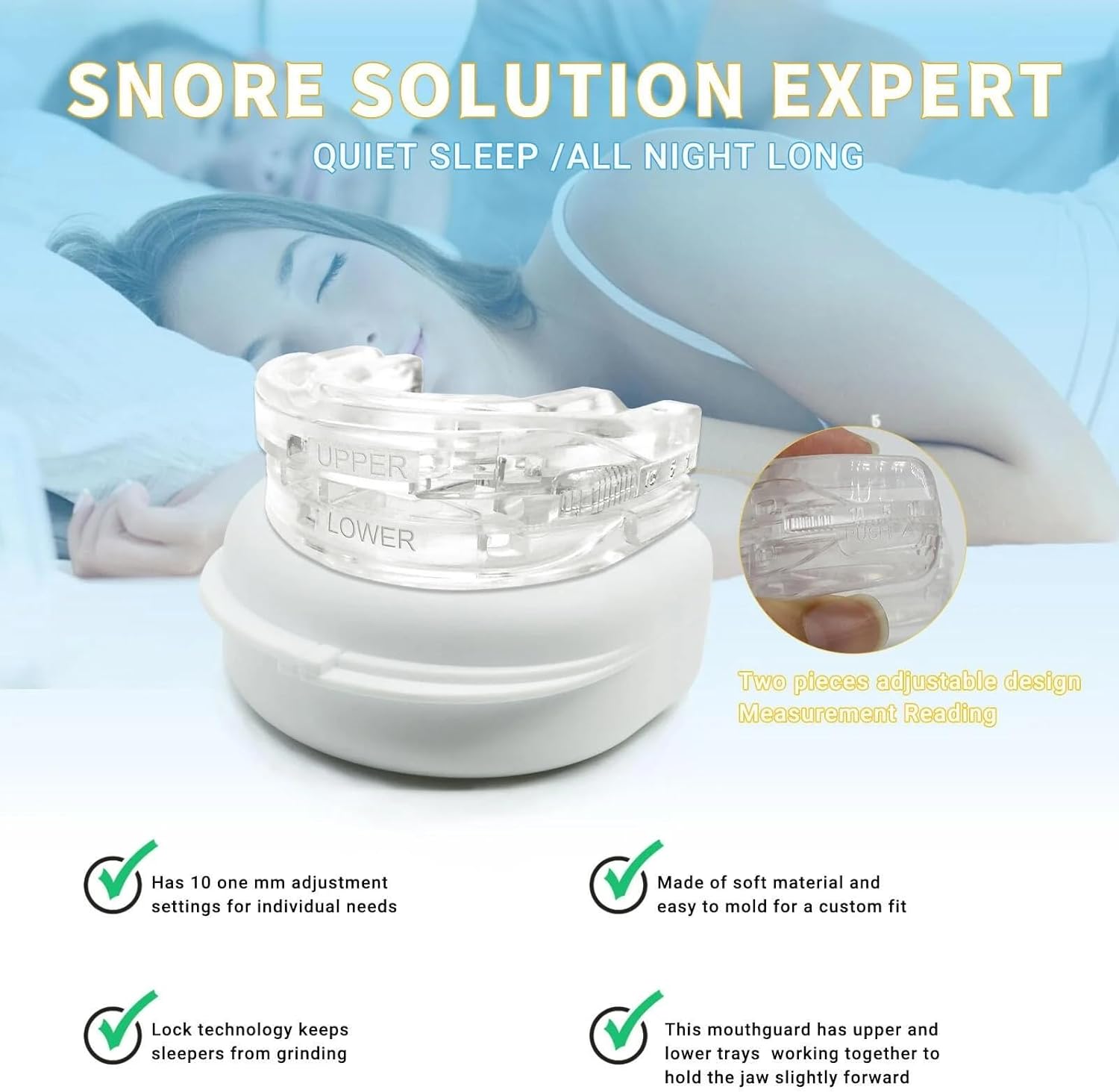 Professional Intelligent Adjustable Anti-Snoring Device