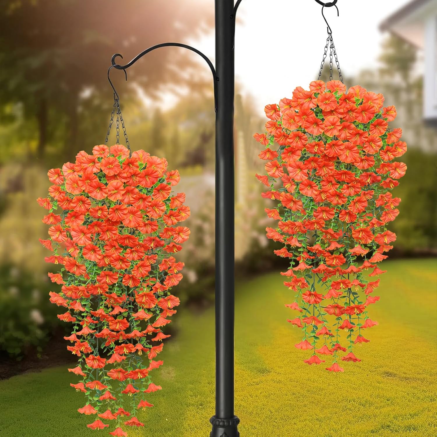 Fleurs artificielles réalistes résistantes aux UV – zéro entretien