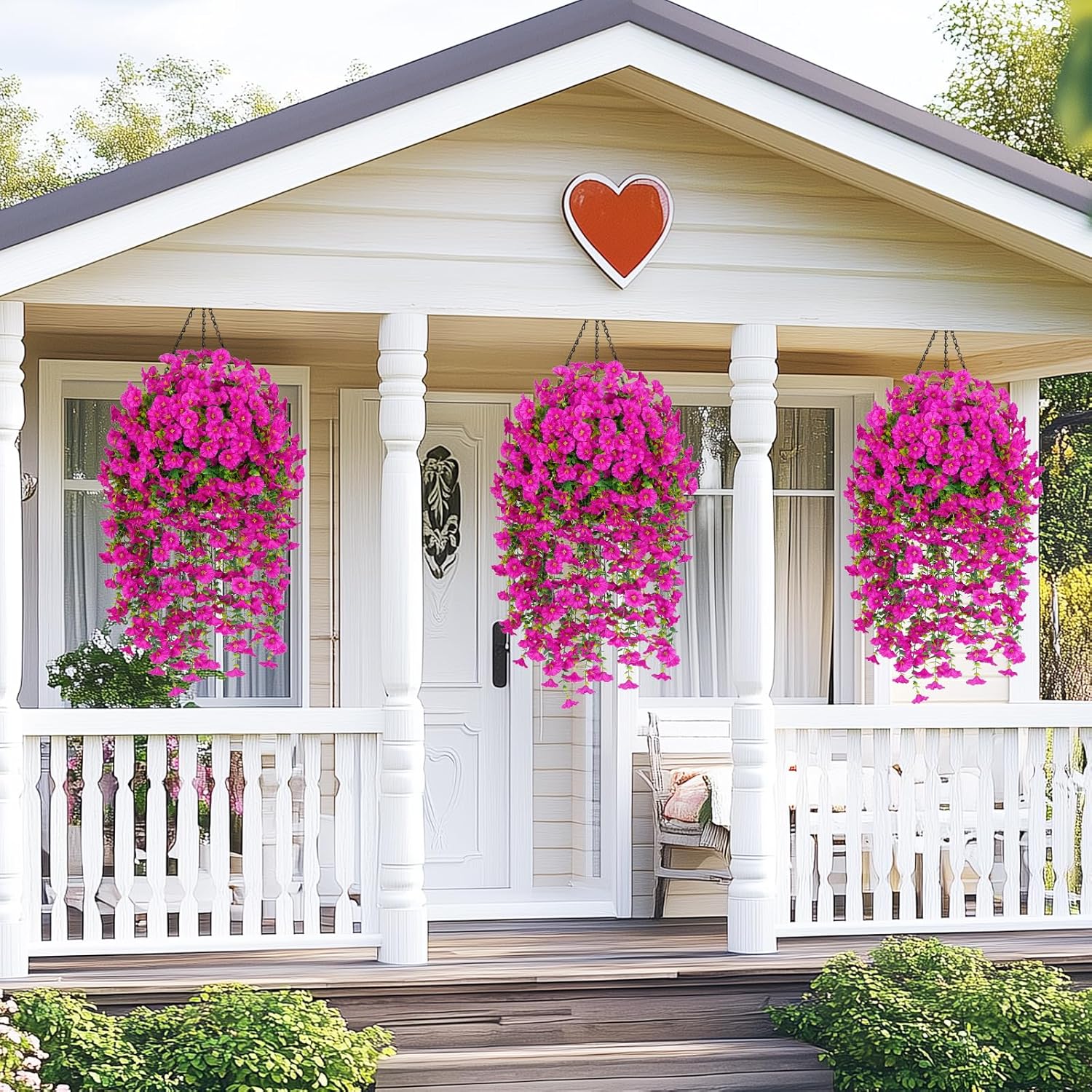 Fleurs artificielles réalistes résistantes aux UV – zéro entretien