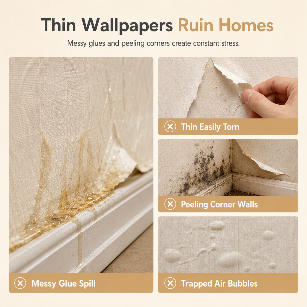 ⏳Limited-time 50% off 🏵️🧱Self-Adhesive Wallpaper for Bedroom, Living Room & Kitchen –15.7 in × 9.84 ft