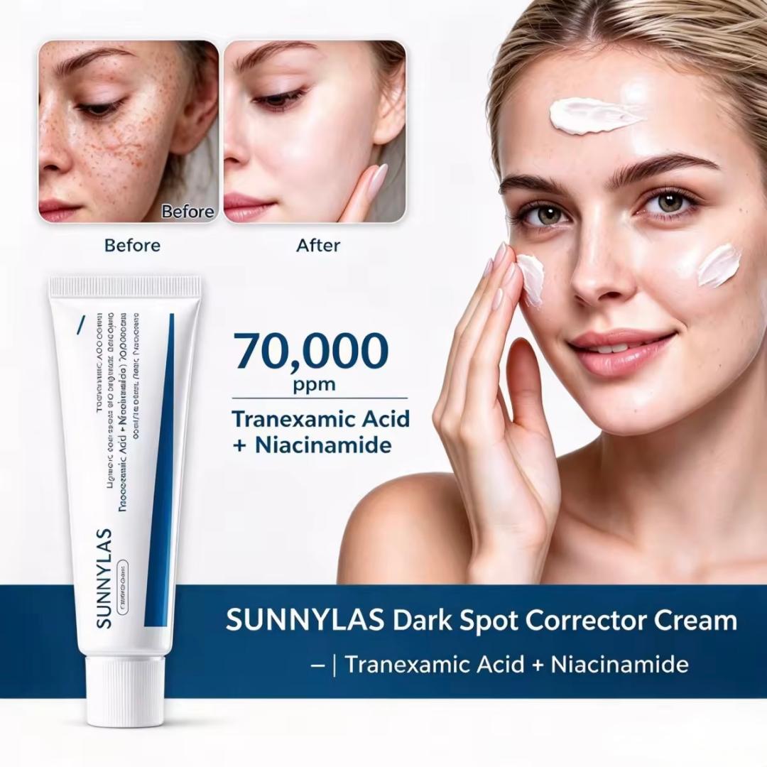 ✨ SUNNYLAS Dark Spot Corrector Cream – Tranexamic Acid + Niacinamide