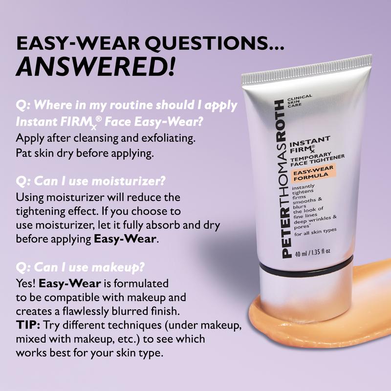 Instant Firming Temporary Face Tightener Easy-Wear Formula
