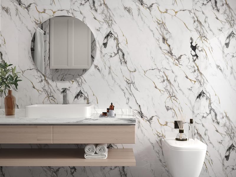 Glossy Marble Wallpaper for Walls