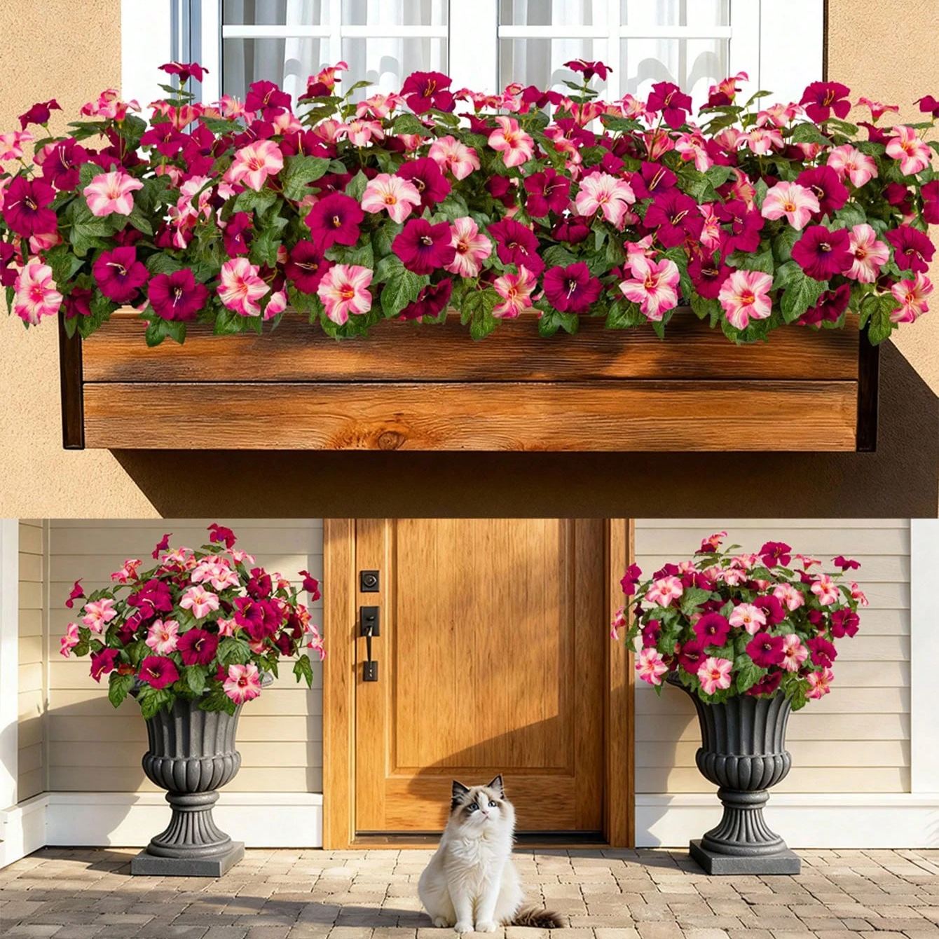 💐2026 Spring Hot Sale✨UV Simulation Artificial Petunias
