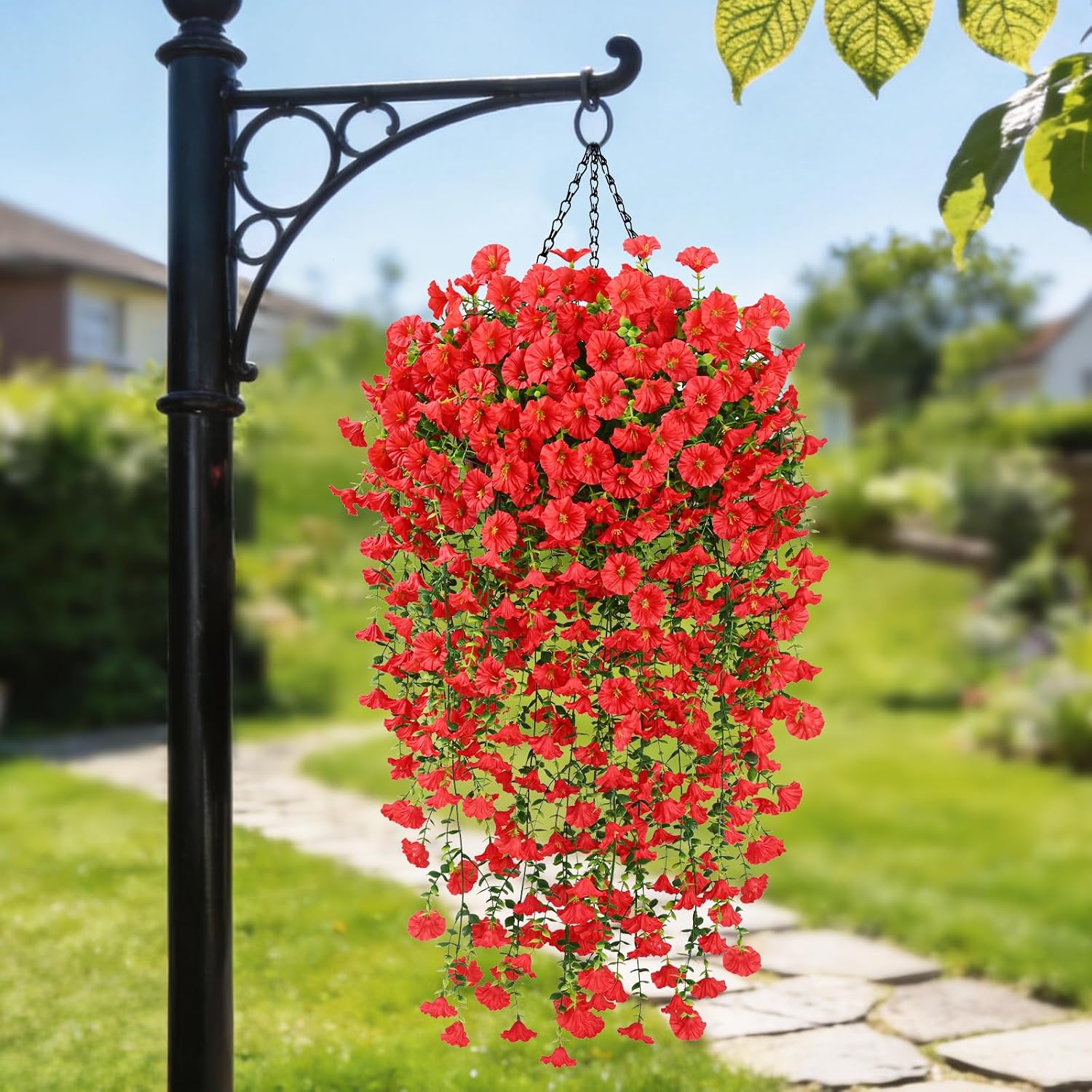Fleurs artificielles réalistes résistantes aux UV – zéro entretien