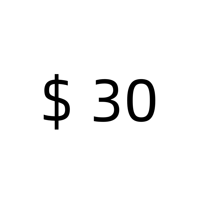 Shipping $30