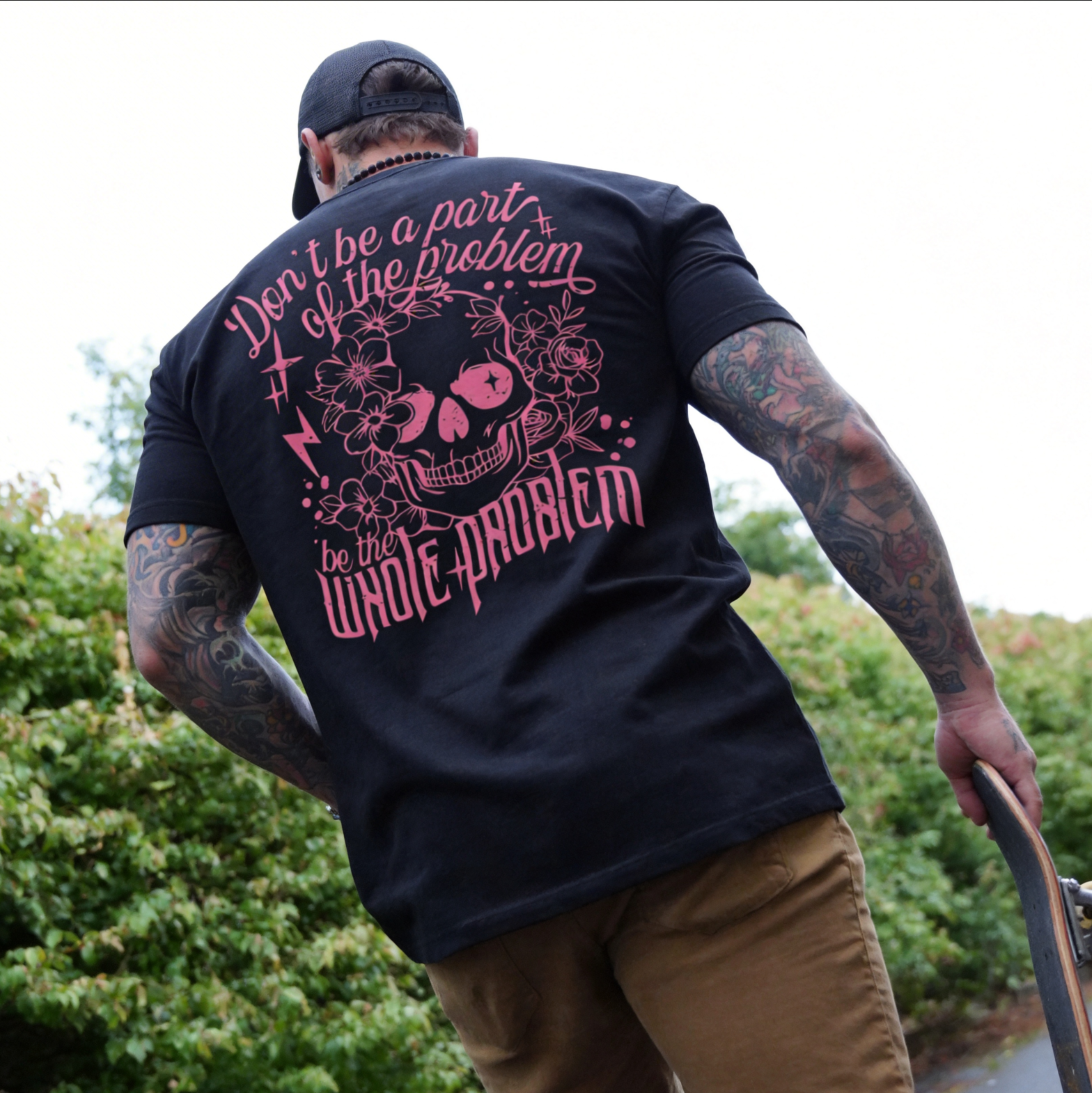 Be the Whole Problem Printed Oversized Unisex T-shirt