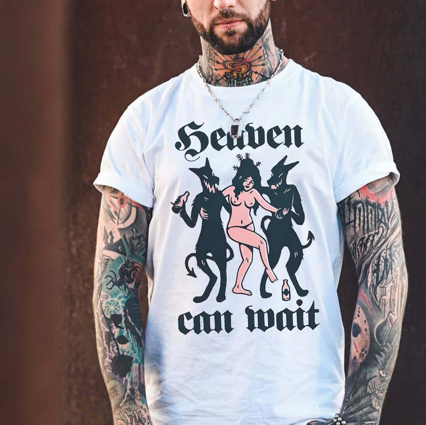 Dances With Dogs Printed Men's T-shirt-Ranbybox