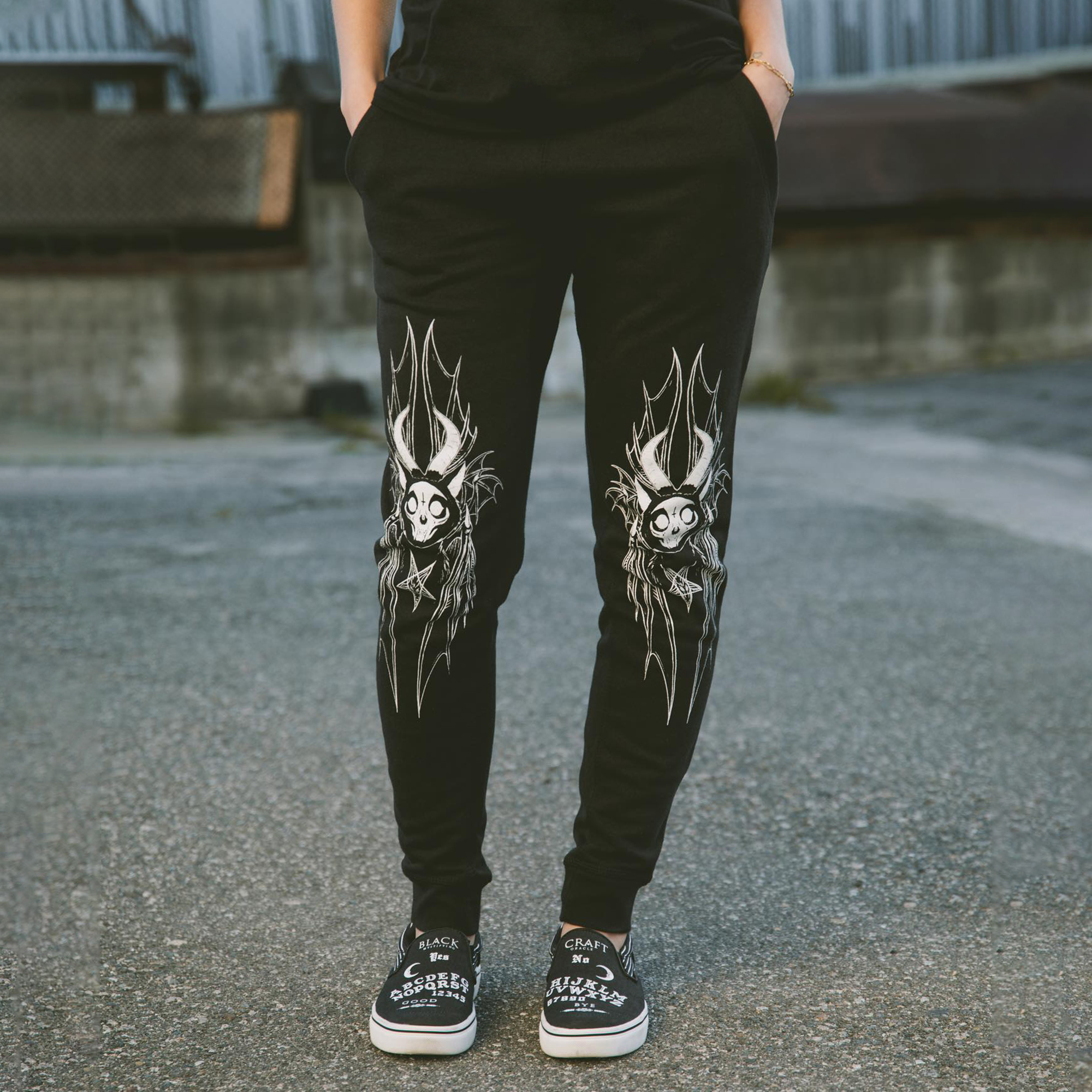 Night-Lurker Print Men's Sweatpants-Ranbybox