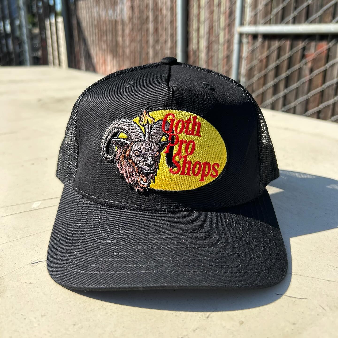 Goth Pro Shops Letter Baseball Cap-Ranbybox