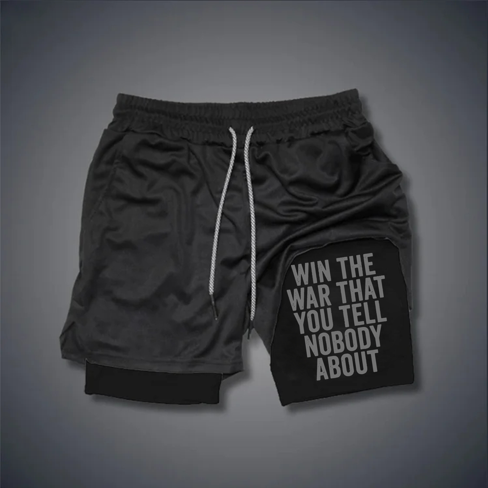 Win The War That You Tell Nobody About Print Men's Shorts