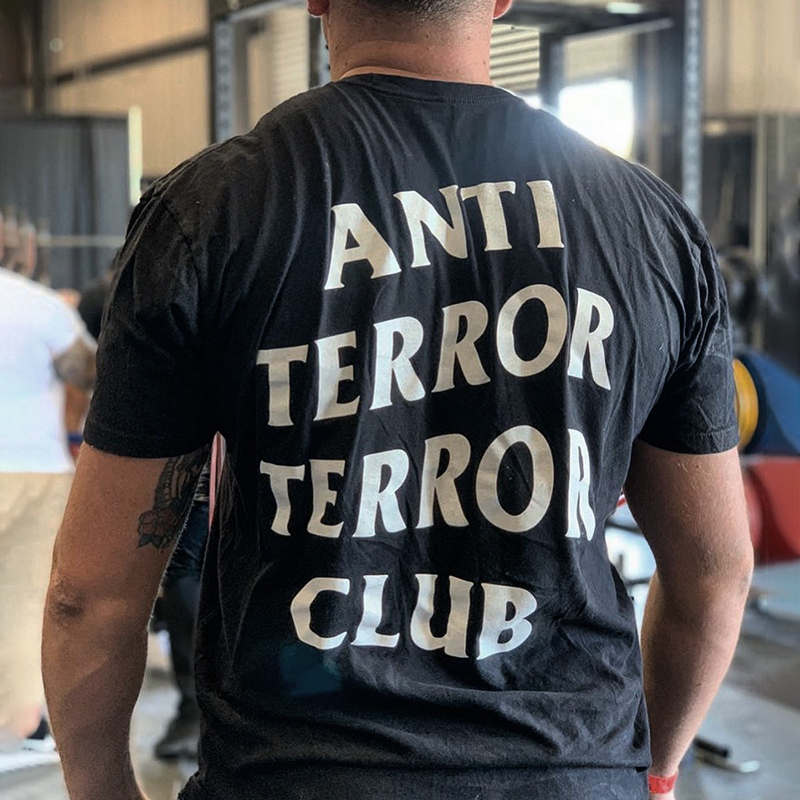 Anti Terror Terror Club Printed Men's T-shirt