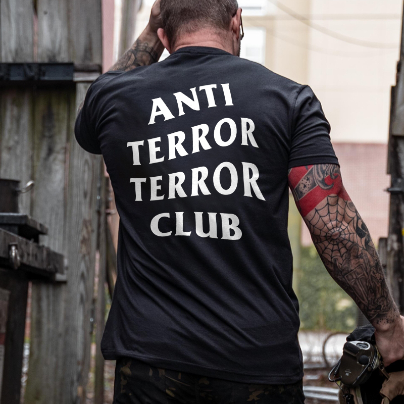 Anti Terror Terror Club Printed Men's T-shirt