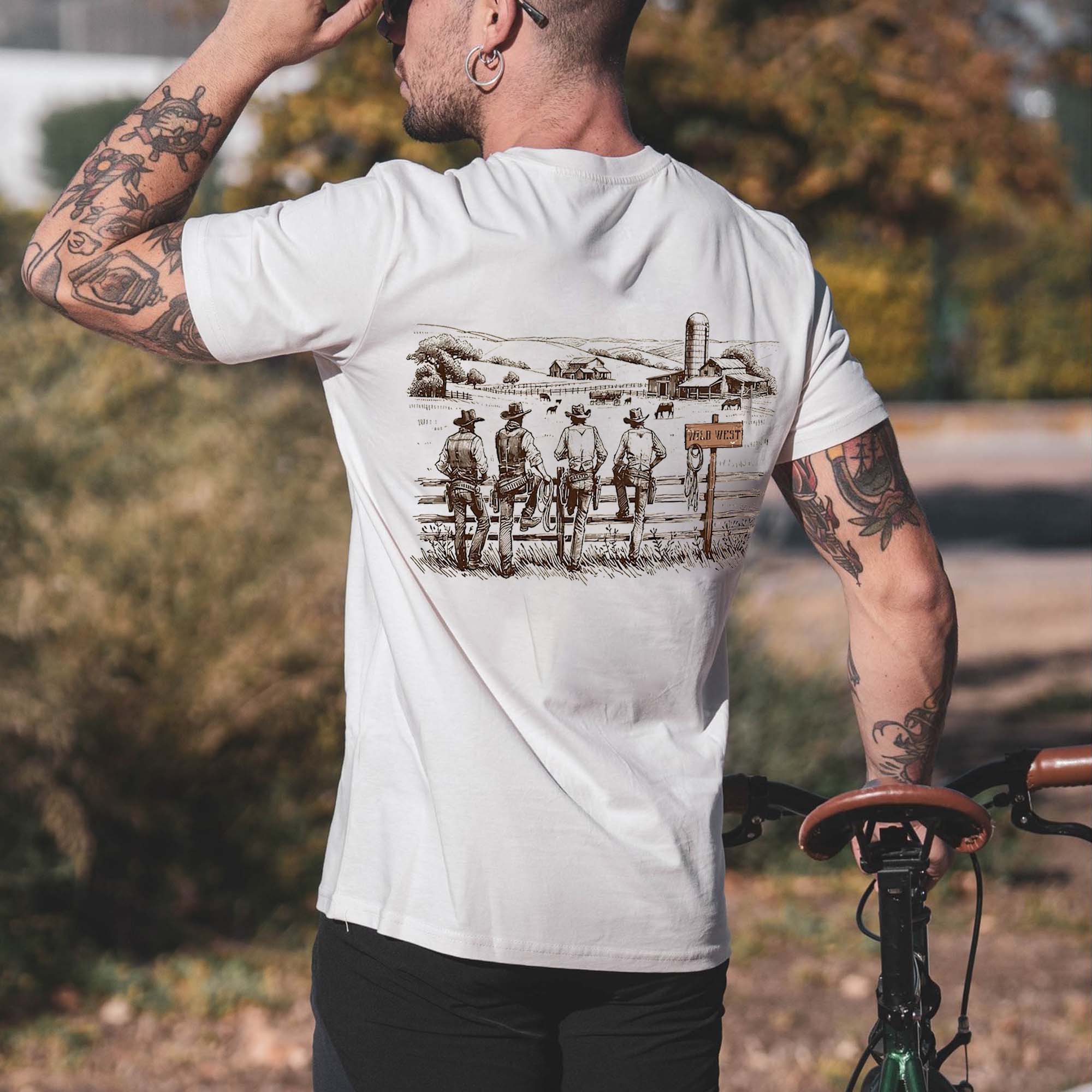 Wrangler Cowboys Printed Men's T-shirt