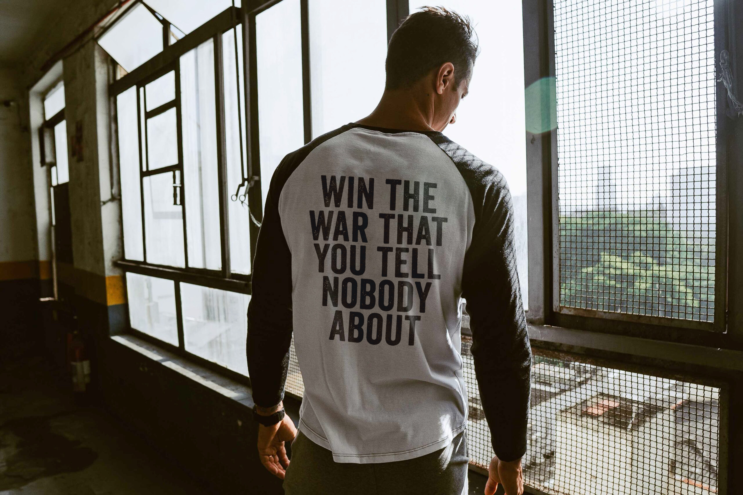 Win The War That You Tell Nobody About Printed Long Sleeve T-shirt