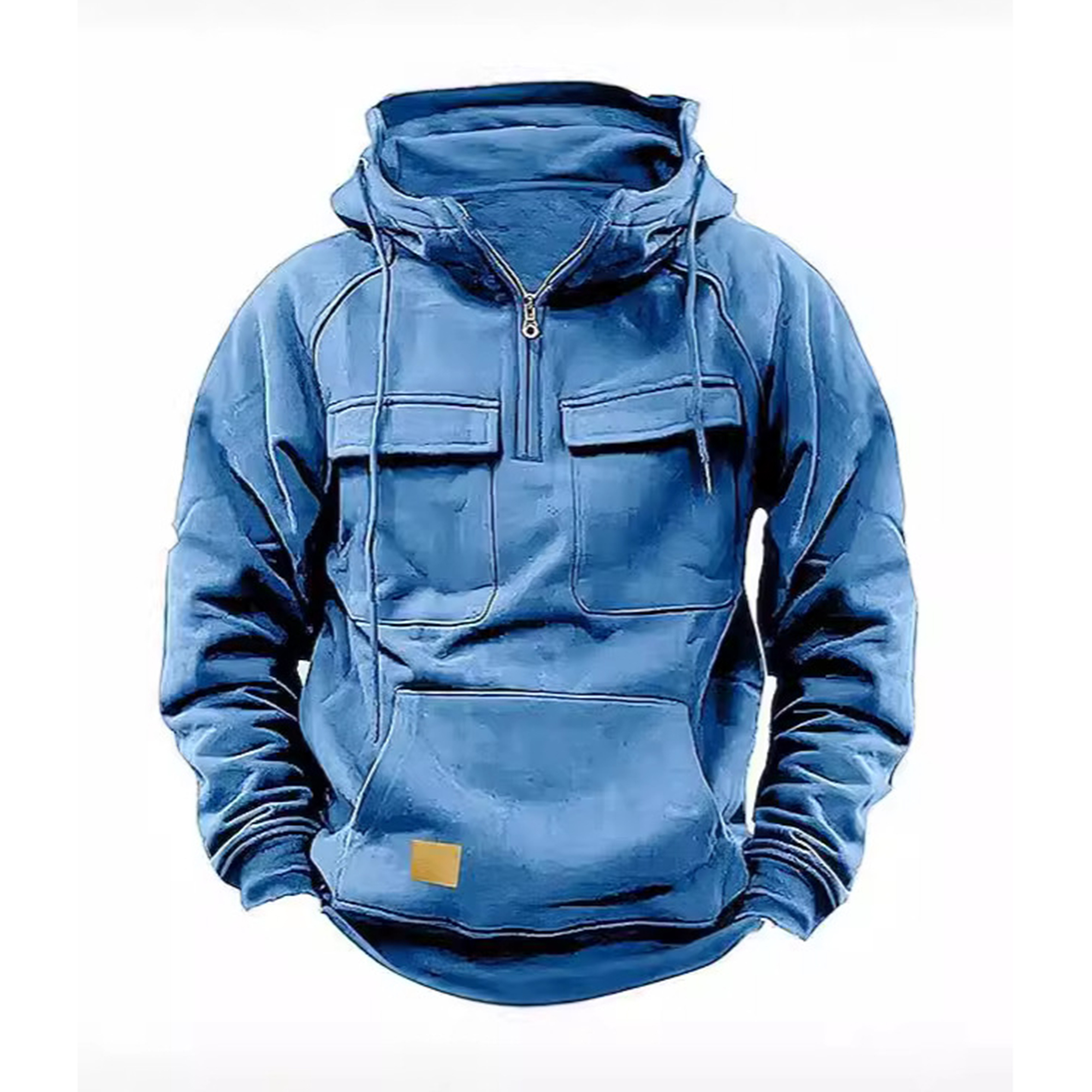 Sport Multicolour Multi Pocket Men's Hoodie